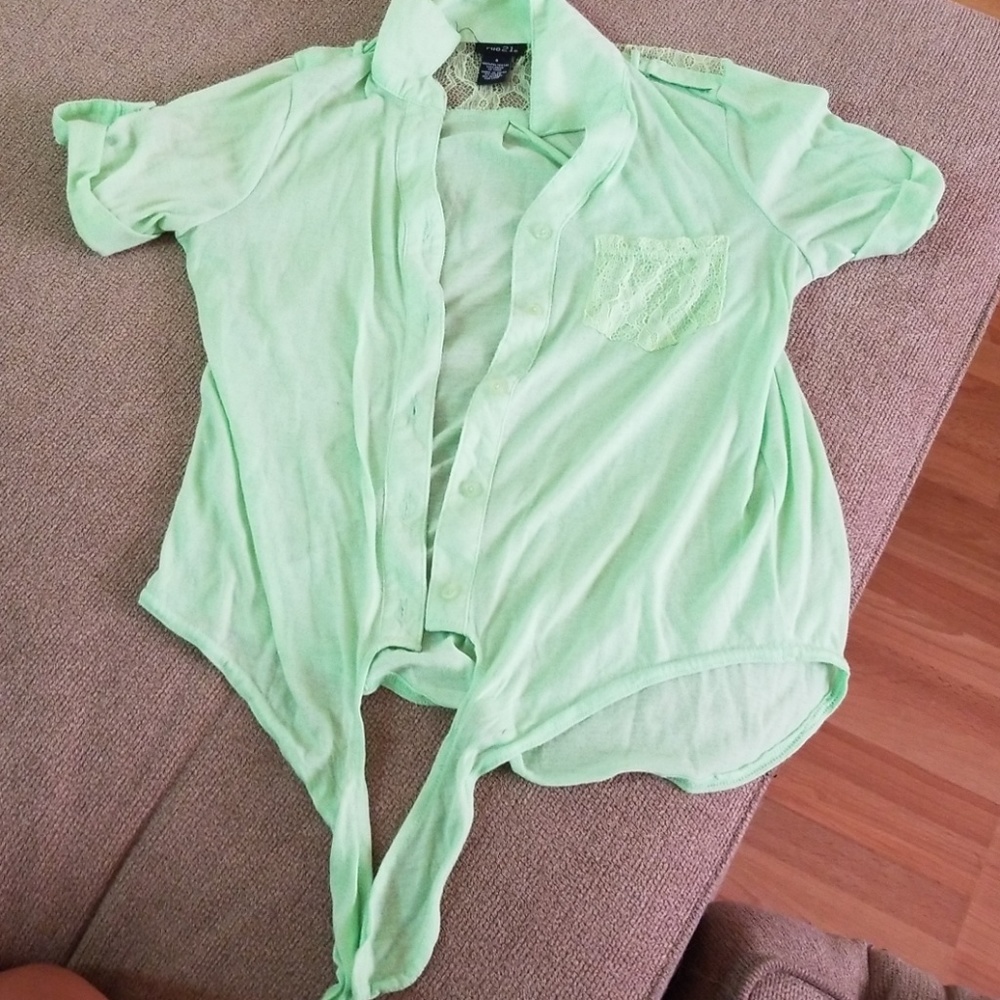 Lime green tshirt